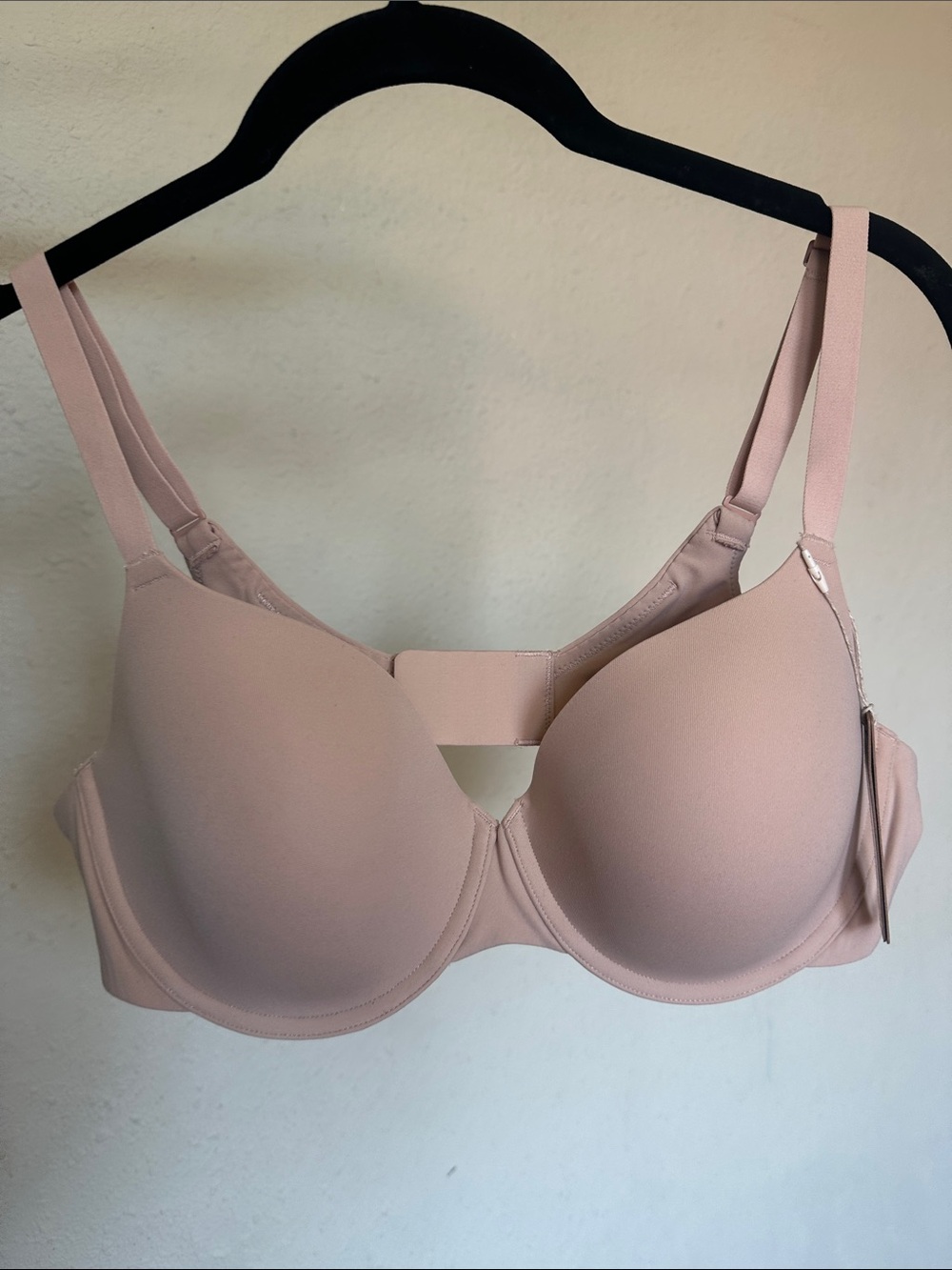 Skims Fits Everybody T-Shirt Demi Bra Mica 40B NWOT